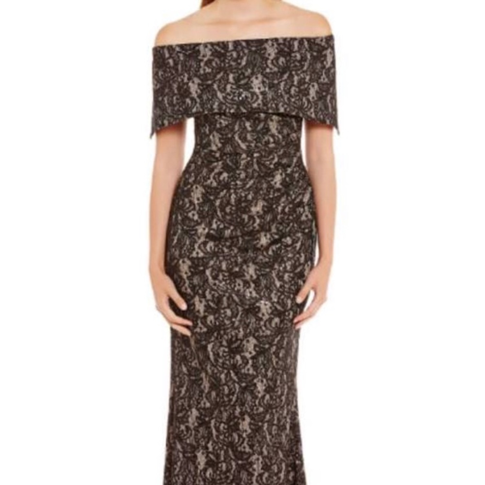 Vince Camuto off the shoulder gown